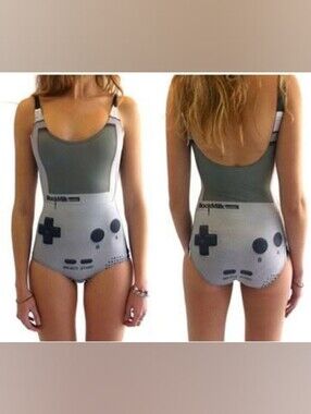 Black Milk Gameboy Swimsuit